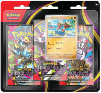 Pitch Black 3-Pack Blister (Binacle)