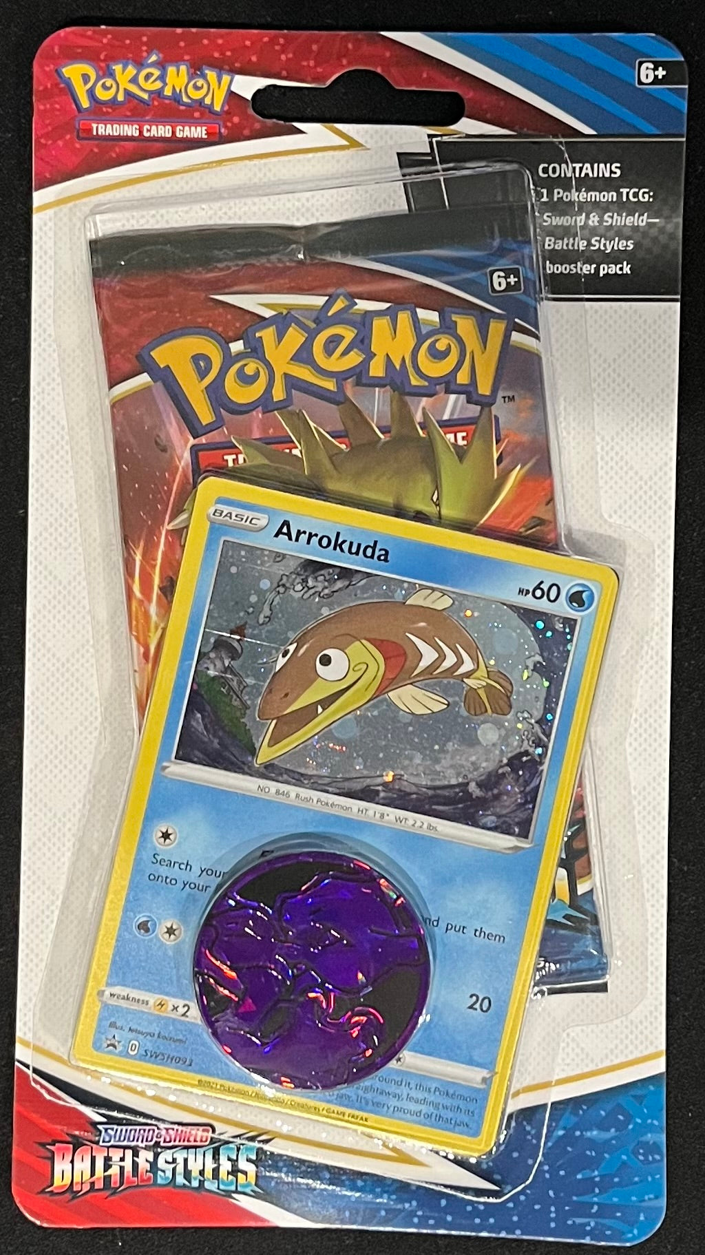 Battle Styles Single Pack Blister (Arrokuda) Case Fresh