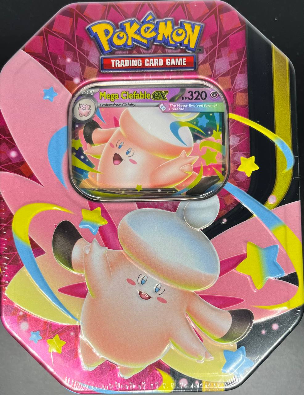Mega Clefable ex Tin