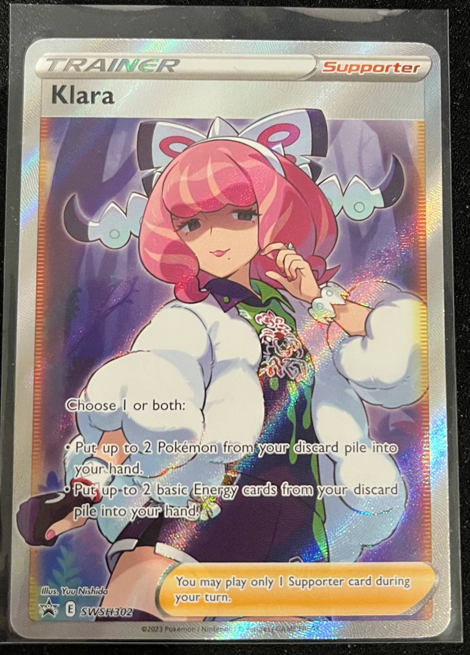 Klara (Full Art) - SWSH302 Black Star Promo (Near Mint)