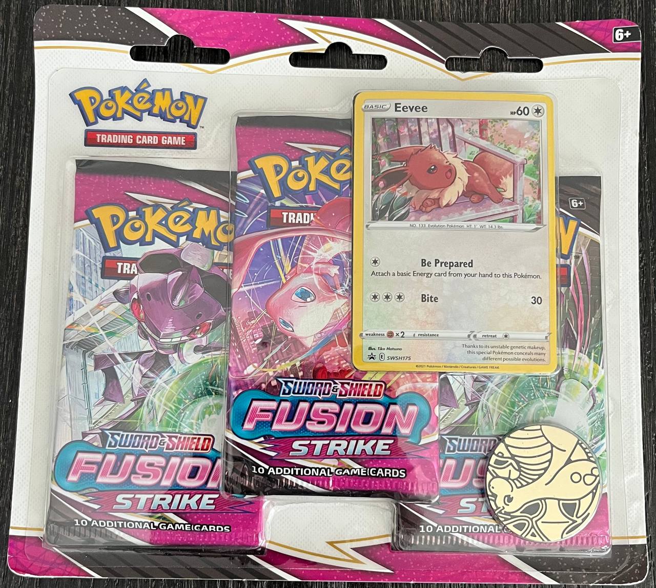 Fusion Strike 3 Pack Blister (Eevee)